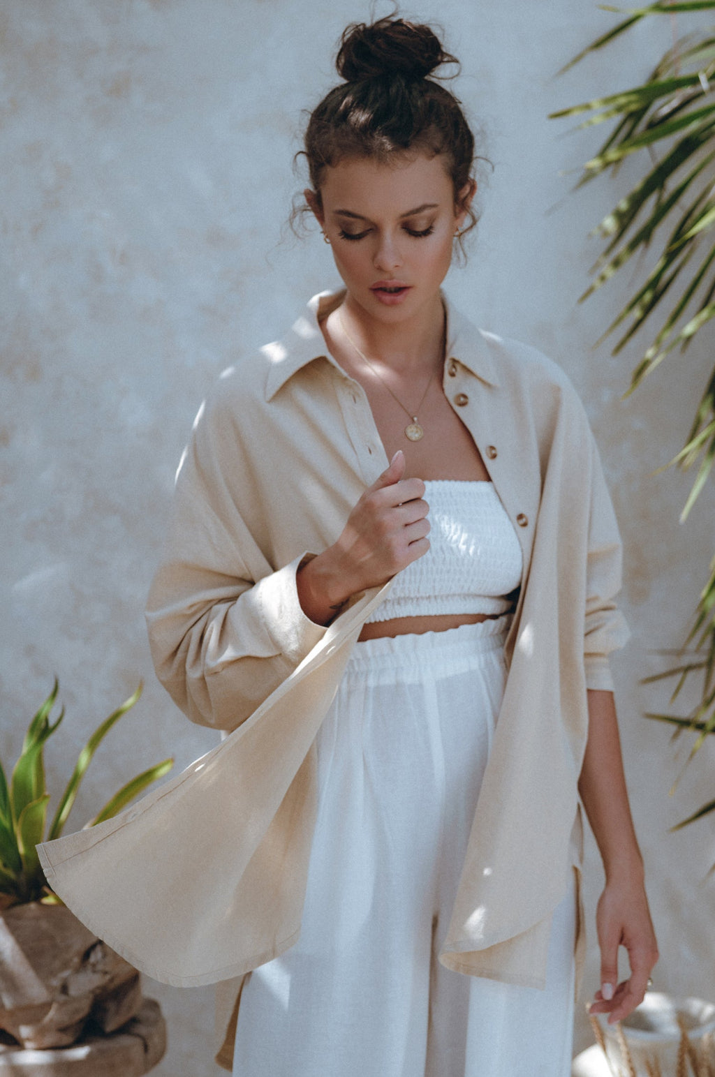 Oversized Leinenhemd — Zeitlose Weite