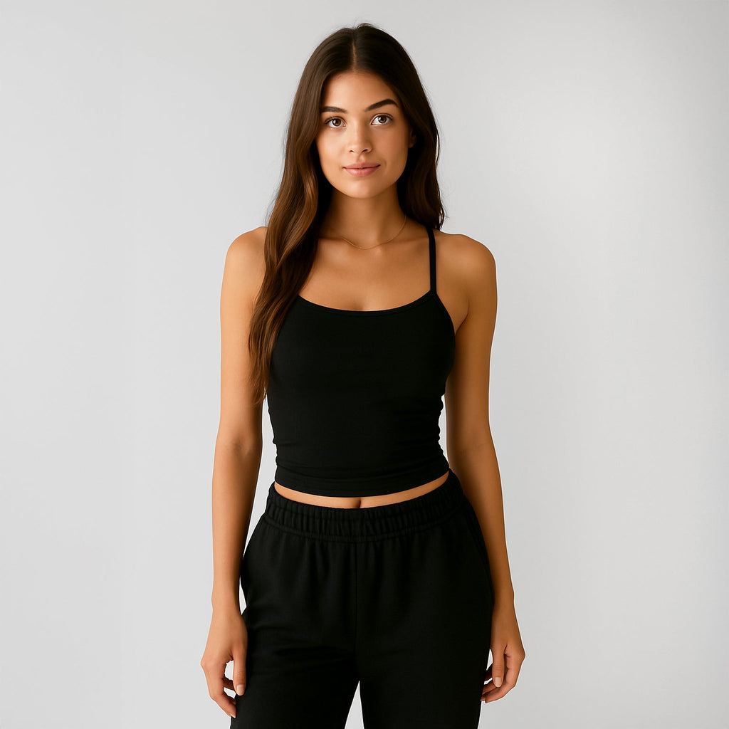 Cropped Tank Top — Basic Essential